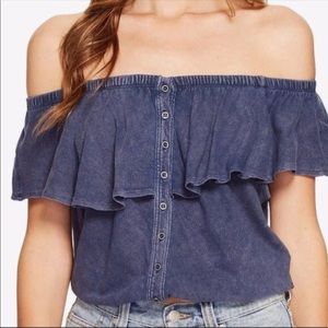 NWT Free People, Love Letter off the shoulder top